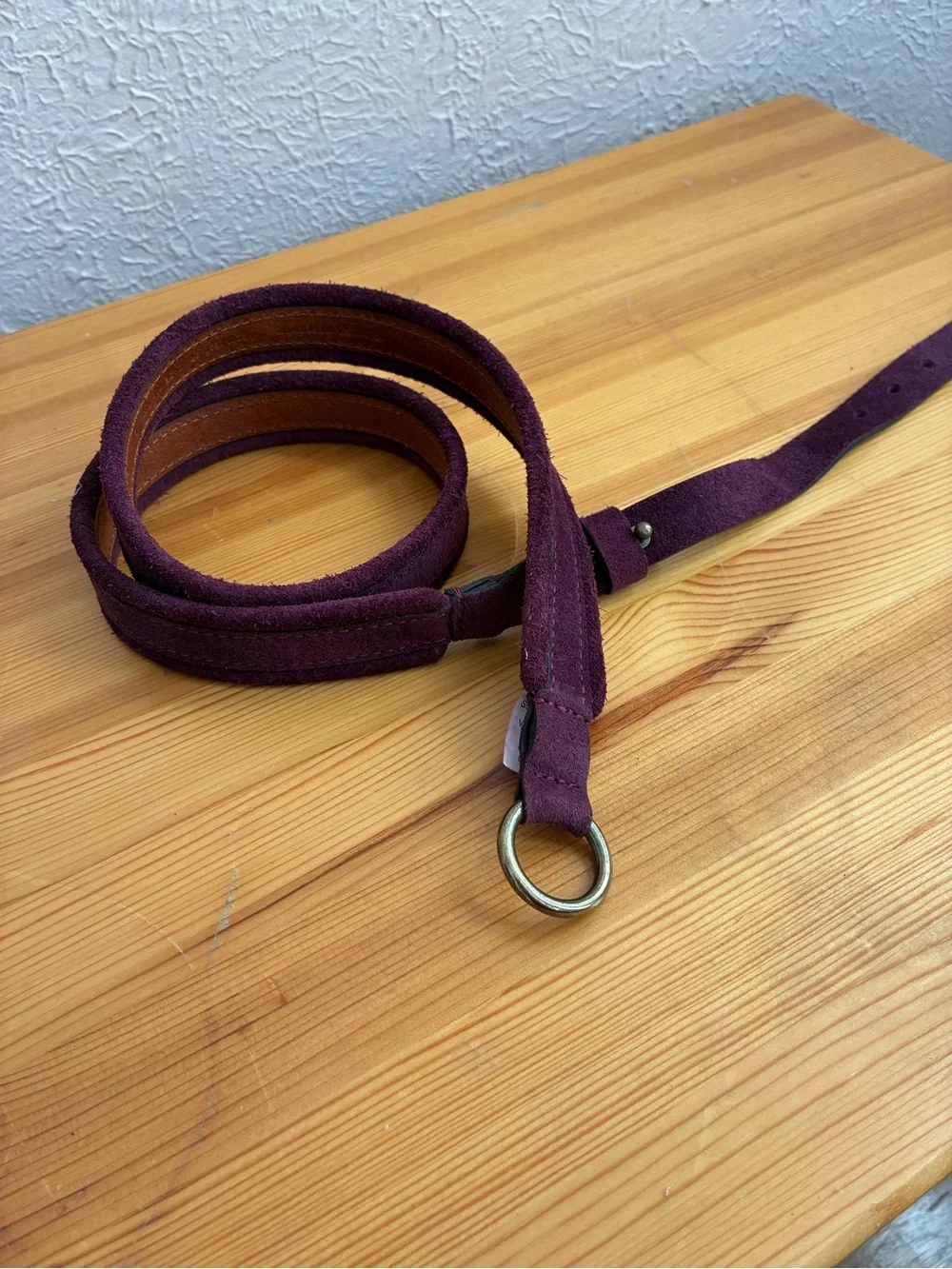 Banana Republic Suede purple Leather WAIST Belt Large